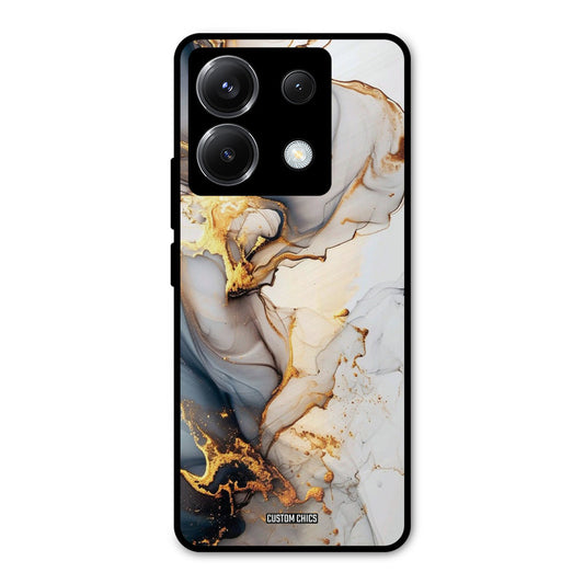 Marble Art Poco X6 Mobile Back Cover - Aesthetic PrintShield Case