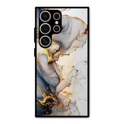 Marble Art Samsung Galaxy S24 Ultra Mobile Back Cover - Aesthetic PrintShield Case