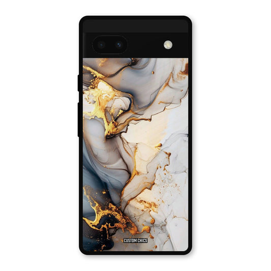 Marble Art Google Pixel 6a Mobile Back Cover - Aesthetic PrintShield Case