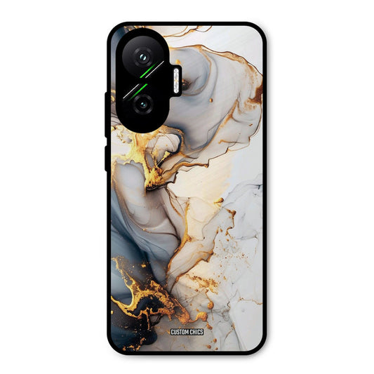 Marble Art Poco F7 5G Mobile Back Cover - Aesthetic PrintShield Case