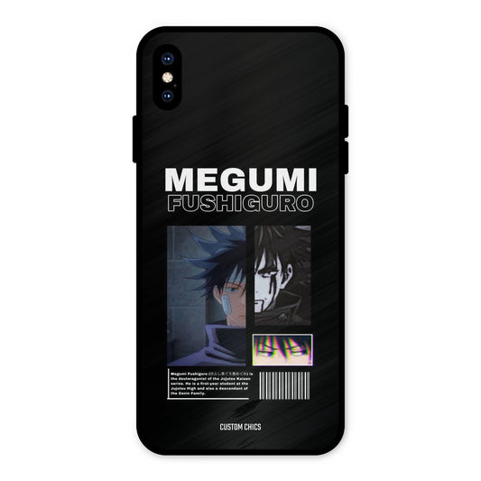 Megumi Jujutsu iPhone XS Max Mobile Back Cover - Anime PrintShield Case