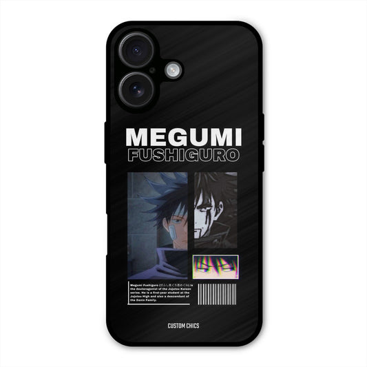 Megumi Jujutsu iPhone 16 Plus Mobile Back Cover - Anime PrintShield Case