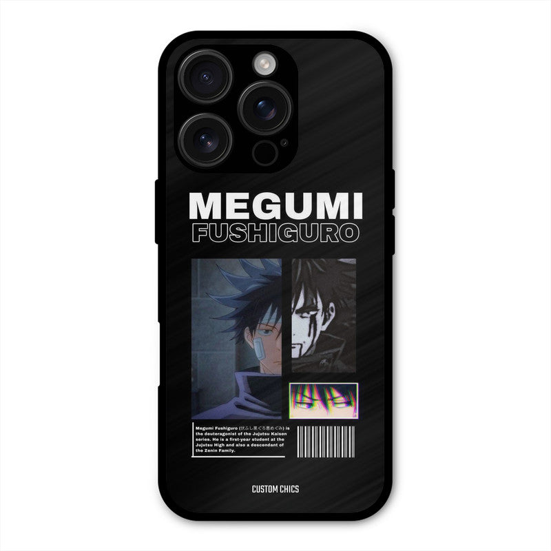 Megumi Jujutsu iPhone 16 Pro Max Mobile Back Cover - Anime PrintShield Case