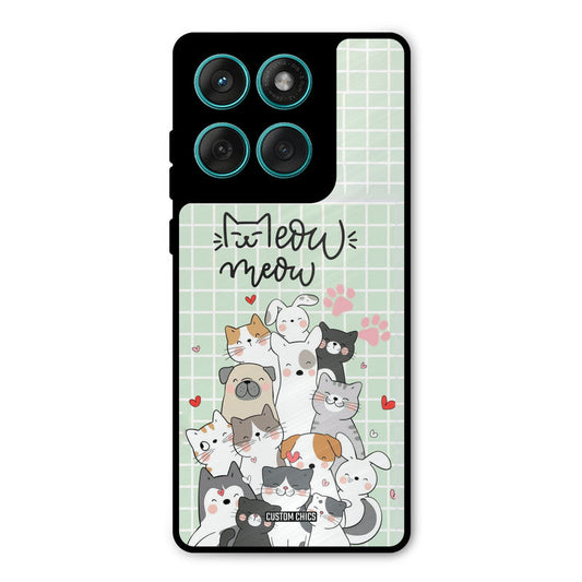 Meow Meow Motorola Edge 60 Mobile Back Cover - Cute PrintShield Case