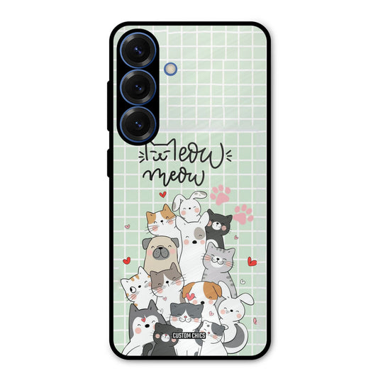 Meow Meow Samsung Galaxy S25 Mobile Back Cover - Cute PrintShield Case
