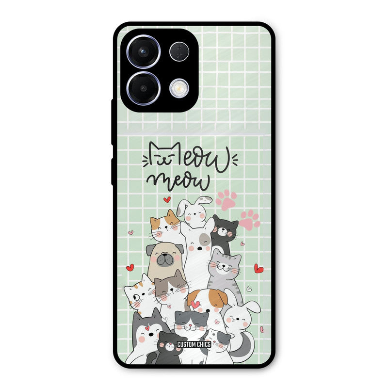 Meow Meow Oppo K13 5G Mobile Back Cover - Cute PrintShield Case