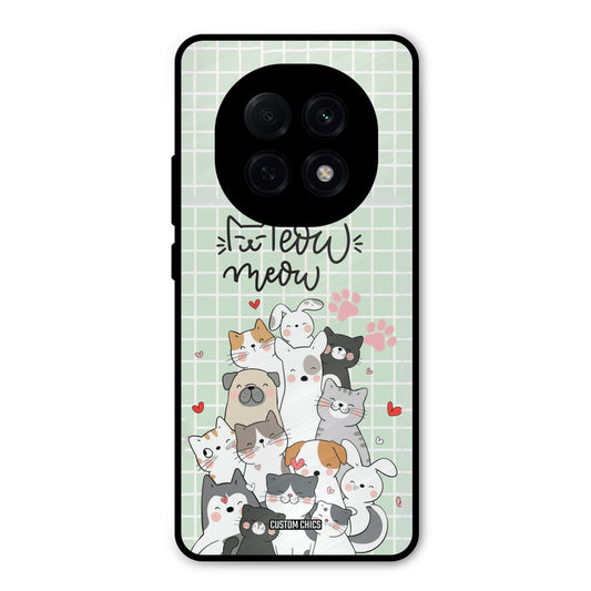 Meow Meow Oppo F29 Pro Mobile Back Cover - Cute PrintShield Case