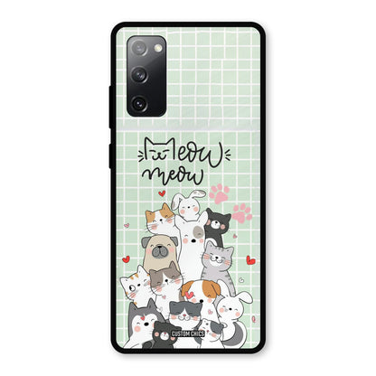 Meow Meow Samsung Galaxy S20 FE Mobile Back Cover - Cute PrintShield Case