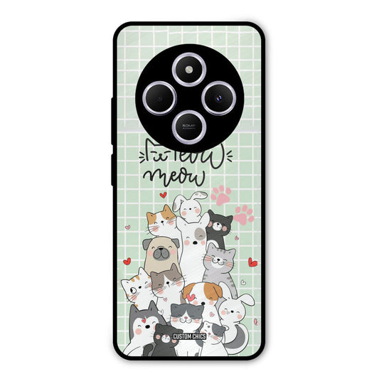 Meow Meow Poco M7 Mobile Back Cover - Cute PrintShield Case
