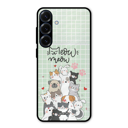 Meow Meow Samsung Galaxy S25 Plus Mobile Back Cover - Cute PrintShield Case