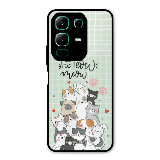 Meow Meow Infinix Note 50x Mobile Back Cover - Cute PrintShield Case