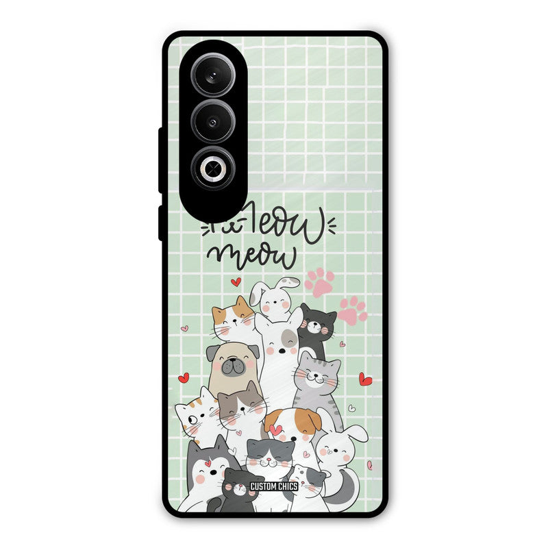 Meow Meow OnePlus Nord CE4 Mobile Back Cover - Cute PrintShield Case
