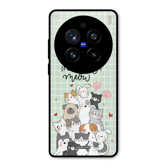 Meow Meow Vivo X200 Pro Mobile Back Cover - Cute PrintShield Case