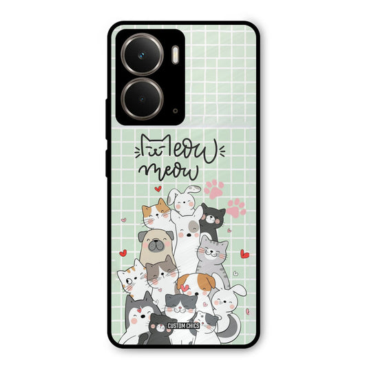 Meow Meow Realme P3 Mobile Back Cover - Cute PrintShield Case