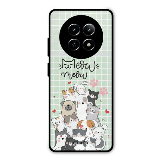 Meow Meow Realme Narzo N65 Mobile Back Cover - Cute PrintShield Case