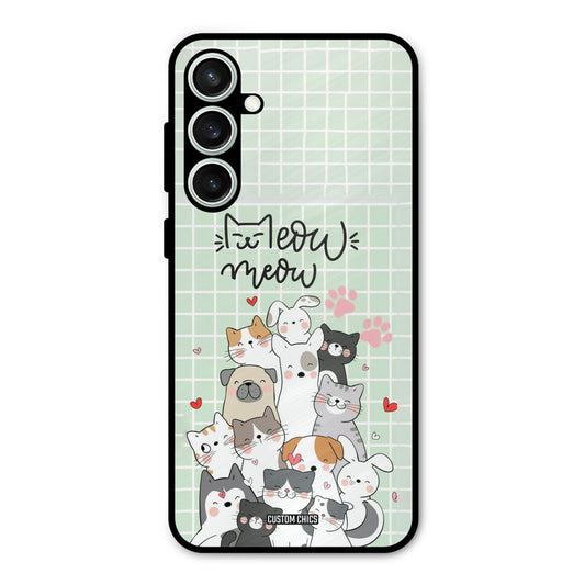 Meow Meow Samsung Galaxy S23 Mobile Back Cover - Cute PrintShield Case