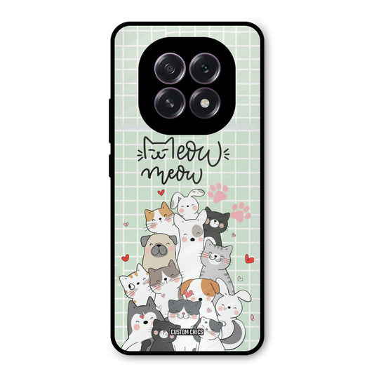Meow Meow Oppo F29 Mobile Back Cover - Cute PrintShield Case