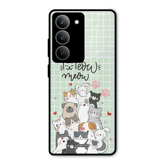 Meow Meow Realme 14x Mobile Back Cover - Cute PrintShield Case