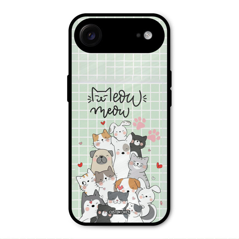 Meow Meow iPhone Air Mobile Back Cover - Cute PrintShield Case
