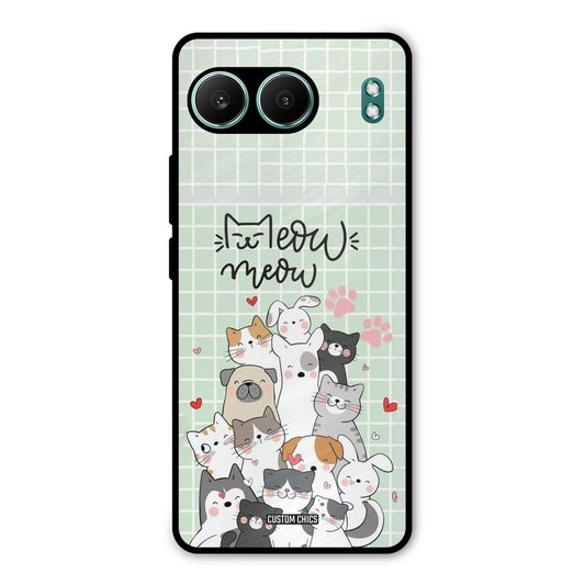 Meow Meow OnePlus Nord 4 Mobile Back Cover - Cute PrintShield Case