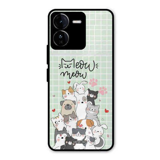 Meow Meow iQOO Z9 Mobile Back Cover - Cute PrintShield Case