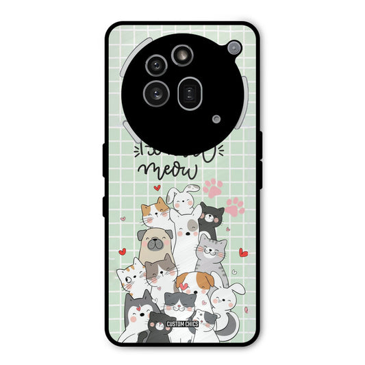 Meow Meow Nothing Phone 3A Pro Mobile Back Cover - Cute PrintShield Case
