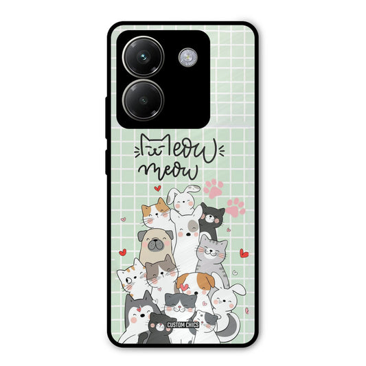 Meow Meow Poco M7 Pro Mobile Back Cover - Cute PrintShield Case