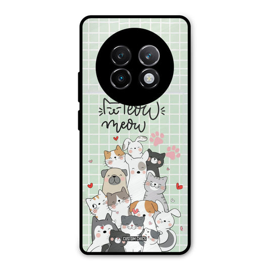 Meow Meow Realme 13 Plus Mobile Back Cover - Cute PrintShield Case