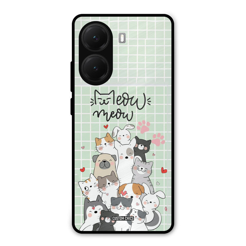 Meow Meow Poco X7 Pro Mobile Back Cover - Cute PrintShield Case