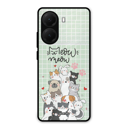 Meow Meow Poco X7 Pro Mobile Back Cover - Cute PrintShield Case