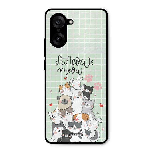 Meow Meow Oneplus Nord CE5 Mobile Back Cover - Cute PrintShield Case