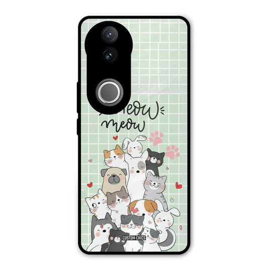 Meow Meow iQOO Z10R Mobile Back Cover - Cute PrintShield Case