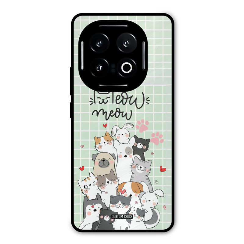 Meow Meow iQOO 13 Mobile Back Cover - Cute PrintShield Case