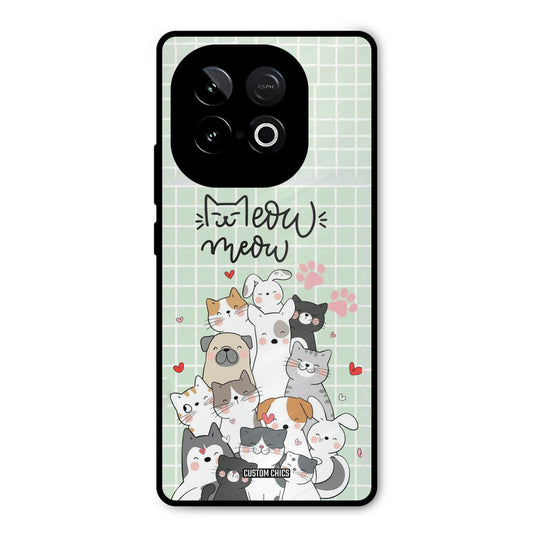 Meow Meow iQOO Neo 10 Mobile Back Cover - Cute PrintShield Case