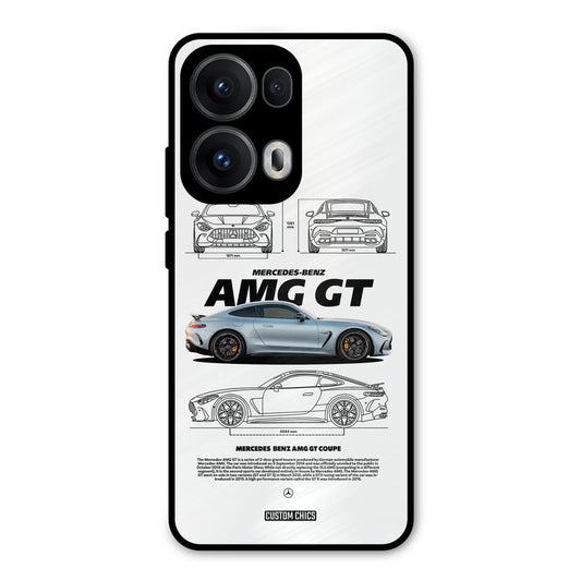 Merc AMG GT Oppo Reno 13 Pro 5G Mobile Back Cover - Car&Bike PrintShield Case