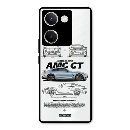 Merc AMG GT Vivo Y200 Pro Mobile Back Cover - Car&Bike PrintShield Case