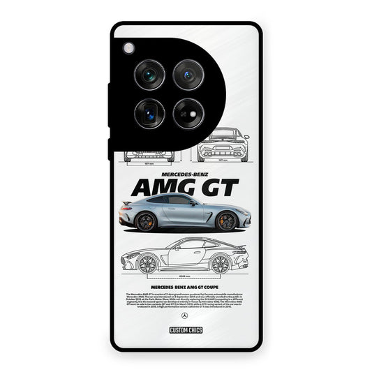 Merc AMG GT OnePlus 12 Mobile Back Cover - Car&Bike PrintShield Case