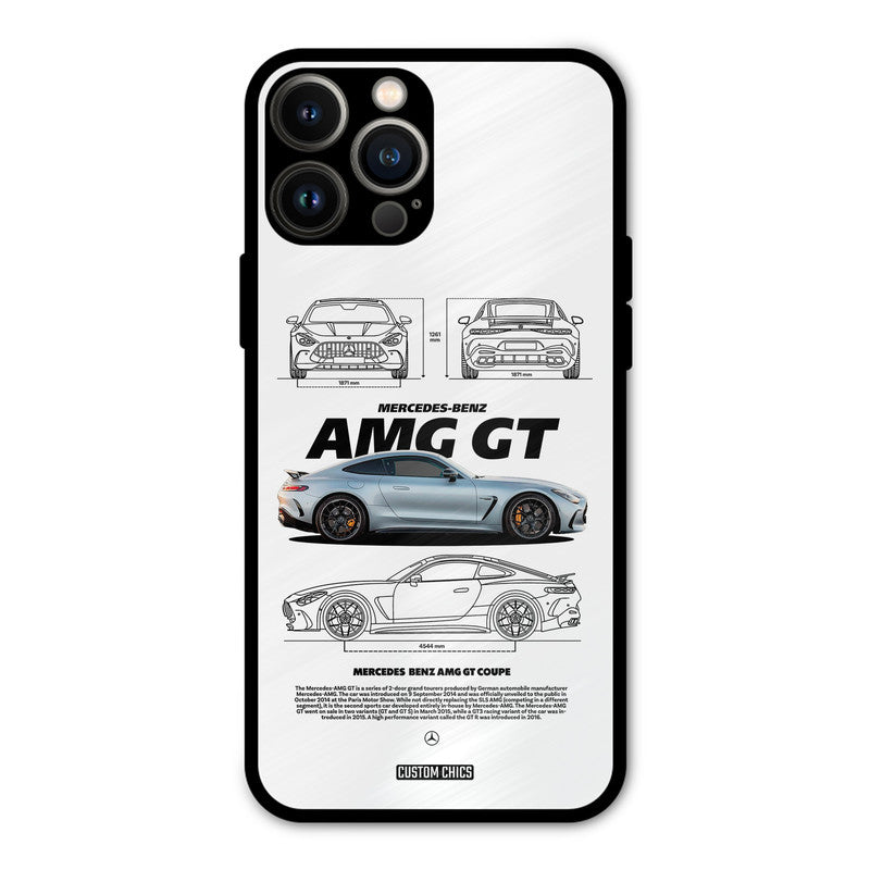 Merc AMG GT iPhone 13 Pro Max Mobile Back Cover - Car&Bike PrintShield Case