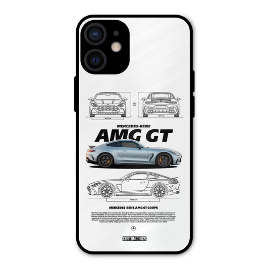 Merc AMG GT iPhone 12 Mini Mobile Back Cover - Car&Bike PrintShield Case