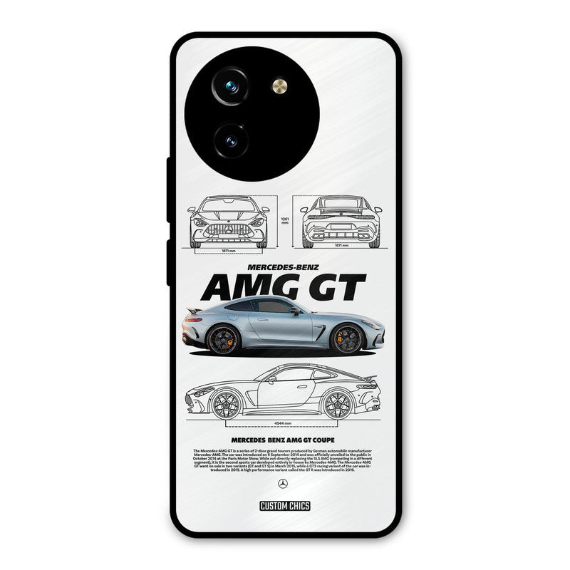 Merc AMG GT Vivo Y200i Mobile Back Cover - Car&Bike PrintShield Case