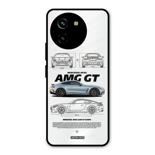 Merc AMG GT Vivo Y200i Mobile Back Cover - Car&Bike PrintShield Case