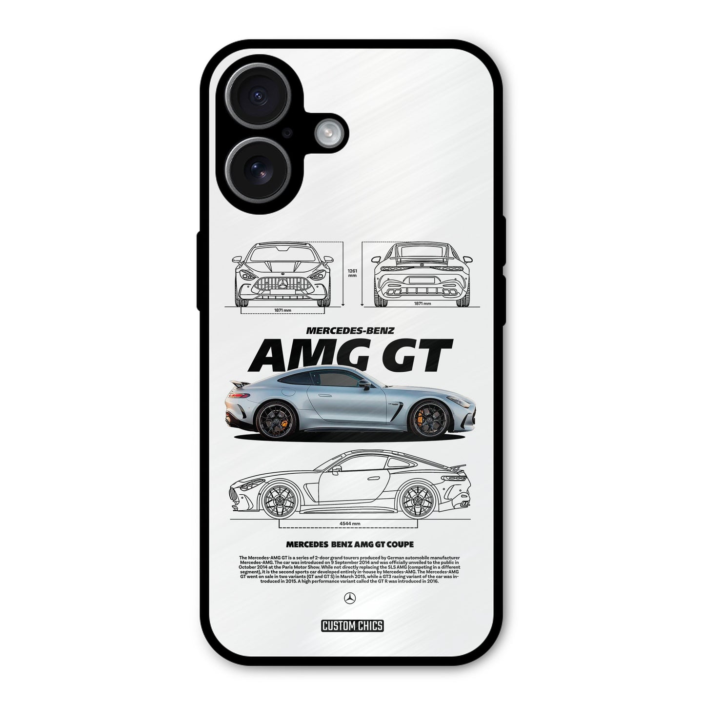 Merc AMG GT iPhone 17 Case – Premium PrintShield Mobile Cover