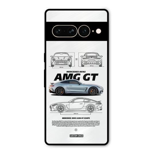Merc AMG GT Google Pixel 7 Pro Mobile Back Cover - Car&Bike PrintShield Case
