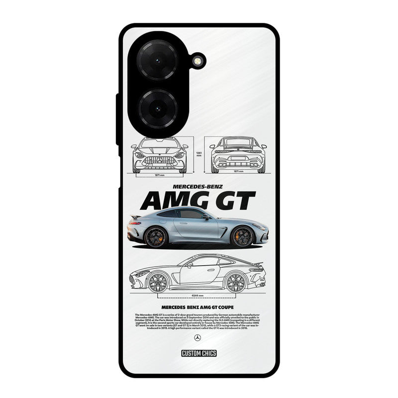 Merc AMG GT Poco C71 Mobile Back Cover - Car&Bike PrintShield Case