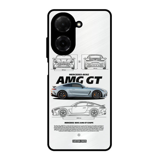 Merc AMG GT Poco C71 Mobile Back Cover - Car&Bike PrintShield Case