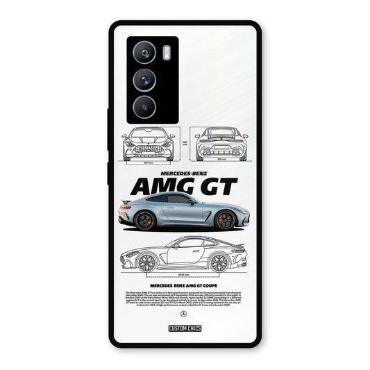 Merc AMG GT iQOO 9SE Mobile Back Cover - Car&Bike PrintShield Case