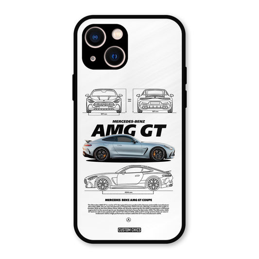 Merc AMG GT iPhone 13 Mobile Back Cover - Car&Bike PrintShield Case