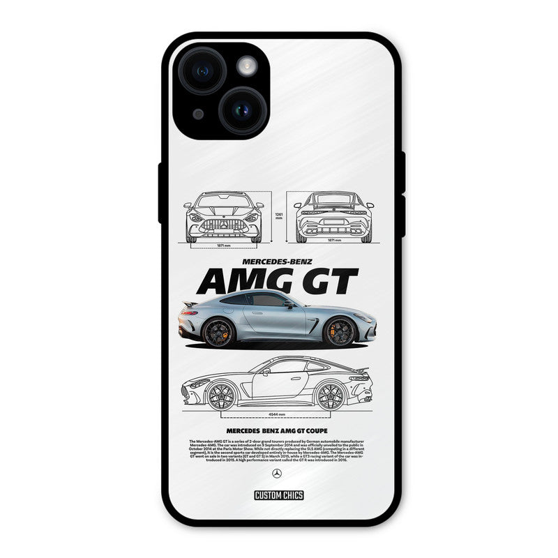 Merc AMG GT iPhone 14 Plus Mobile Back Cover - Car&Bike PrintShield Case