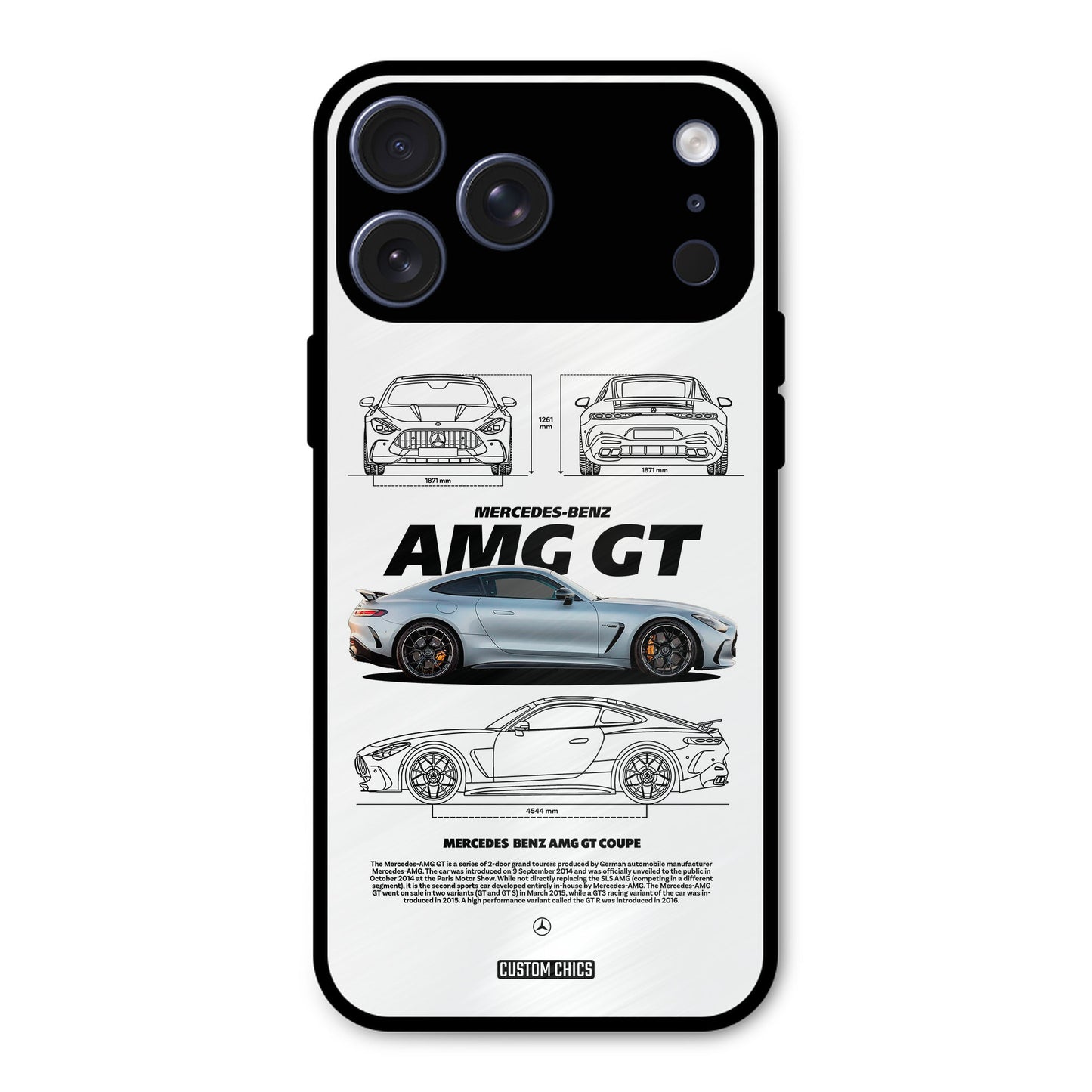 Merc AMG GT iPhone 17 Pro Max Case – Premium PrintShield Mobile Cover
