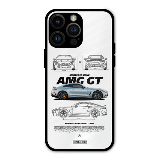 Merc AMG GT iPhone 14 Pro Max Mobile Back Cover - Car&Bike PrintShield Case